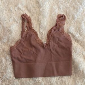 purple crop top